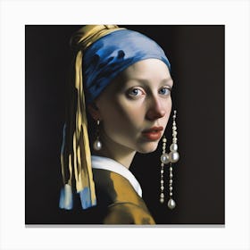 Girl With A Pearl Earring Canvas Print
