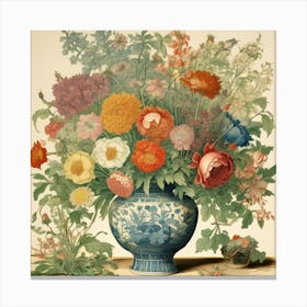 Vintage Bouquet Canvas Print