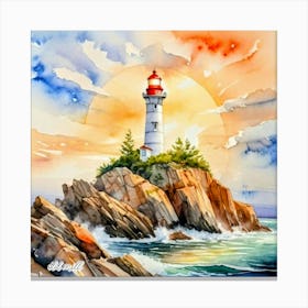 FM-55 LIGHTHOUSE #1  Canvas Print