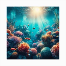 Coral Reef 1 Canvas Print