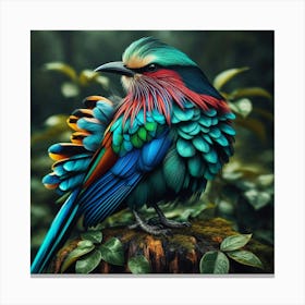 Colorful Bird 2 Canvas Print