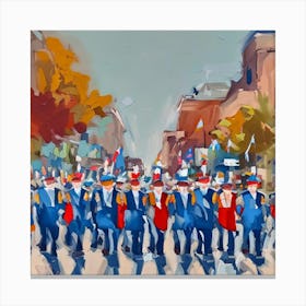 Marching Band Canvas Print