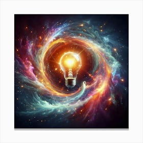 Light Bulb - Light Bulb Stock Videos & Royalty-Free Footage Canvas Print