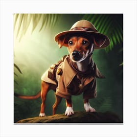 Scout Dog Canvas Print