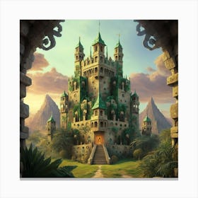 The castle in seicle 15 11 Canvas Print