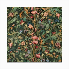 William Morris Inspired Artwork 2 Canvas Print