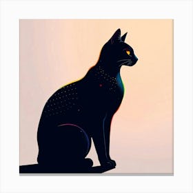 Feline Creative Cat Illustration 34 1 Canvas Print