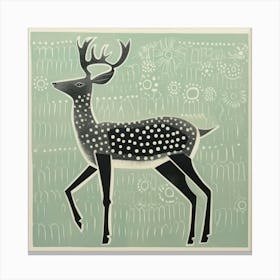 Deer Print 1 Leinwandbild