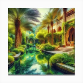 Asian Garden Canvas Print