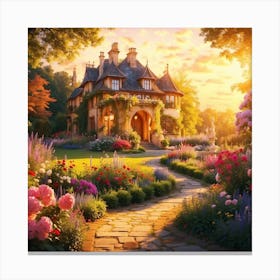 Beautiful Garden Canvas Print