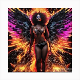 Winged Beauty Canvas Print
