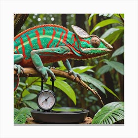 Chameleon Canvas Print