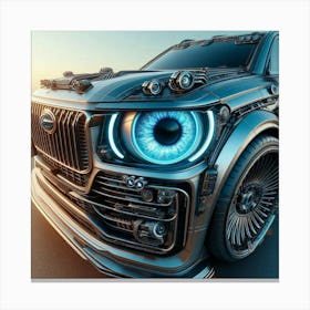 Futuristic Car 1 Canvas Print