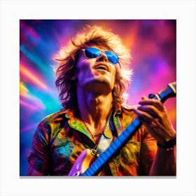 A Portrait Of A Rock Star I Canvas Print