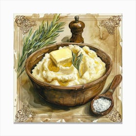 Creamy Mashed Potatoes Canvas Print