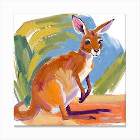 Kangaroo 06 Canvas Print