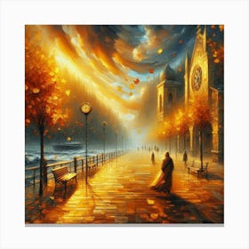 Autumn Evening Canvas Print