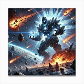 A Dramatic Depiction Of Celestia, The Cosmic Enfor Canvas Print