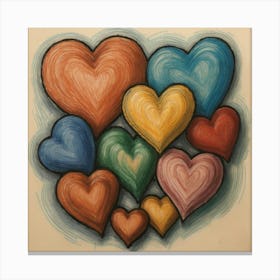 Heart Art Canvas Print