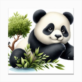 Panda 6 Canvas Print