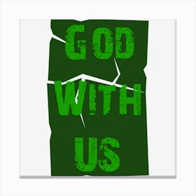 God With Us Canvas Print