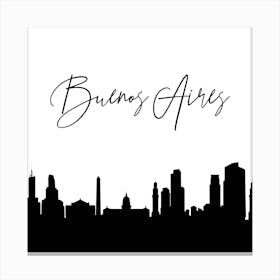 Buenos Aires Skyline Canvas Print