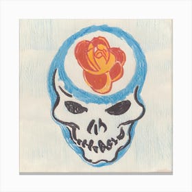Grateful Dead Skull Canvas Print