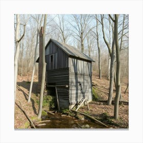 Old Mill In The Woods Canvas Print