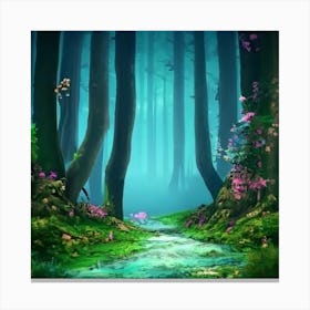 Forest 60 Canvas Print