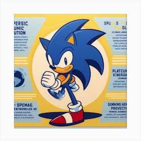 Sonic The Hedgehog 13 Canvas Print