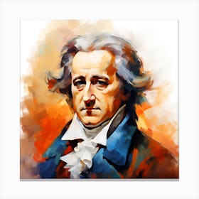 Portrait Of Johann Wolfgang von Goethe 1 Canvas Print