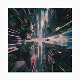 Futuristic City 2 Canvas Print