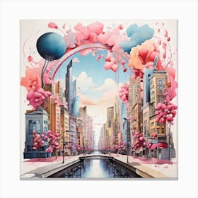 Cityscape 2 Canvas Print