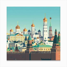 Moscow Kremlin 2 Canvas Print