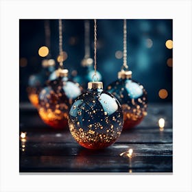 Christmas Ornaments 25 Canvas Print