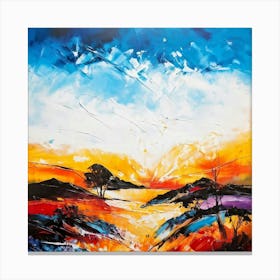 Abstract Landscape 2 Canvas Print