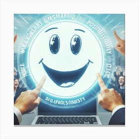 Smiling Business People Canvas Print