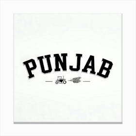 Punjab design  Canvas Print