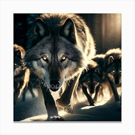 Wild Animal Creative Portrait 175 Canvas Print