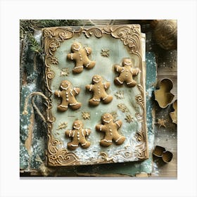 Gingerbread Cookies 1 Canvas Print