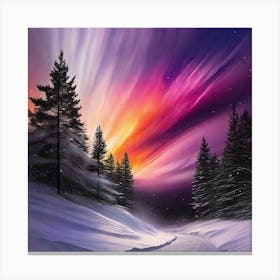 Aurora Borealis 90 Canvas Print
