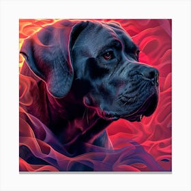 Fire Dog Canvas Print