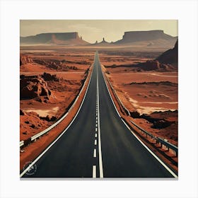 Motorway Canvas Print