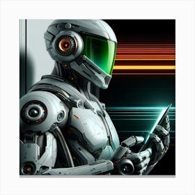 Robot Man 7 Canvas Print