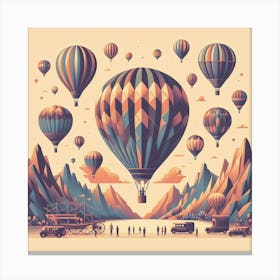 Hot Air Balloons Canvas Print