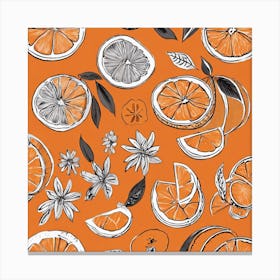 Oranges Canvas Print