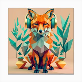 Fox art 2 Canvas Print