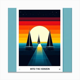 Into The Horizon 2 Canvas Print