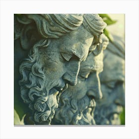 Greek Statues Canvas Print