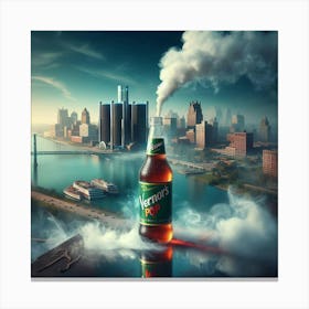 Detroit Made Canvas Print